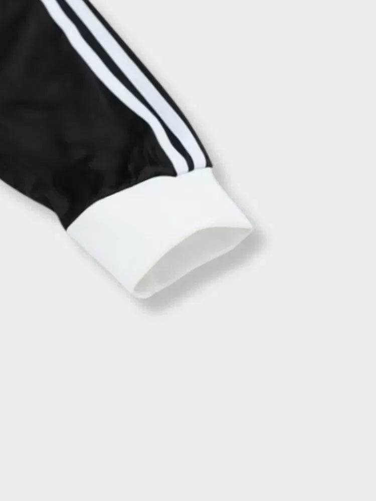 LONG-SLEEVED SHIRT WAVE FOOTBALL BLACK AND WHITE DESIGN