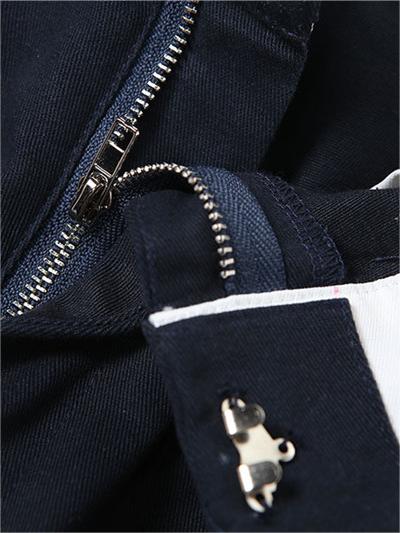LOW-RISE PANTS Y2K SLIM FIT COTTON BLEND