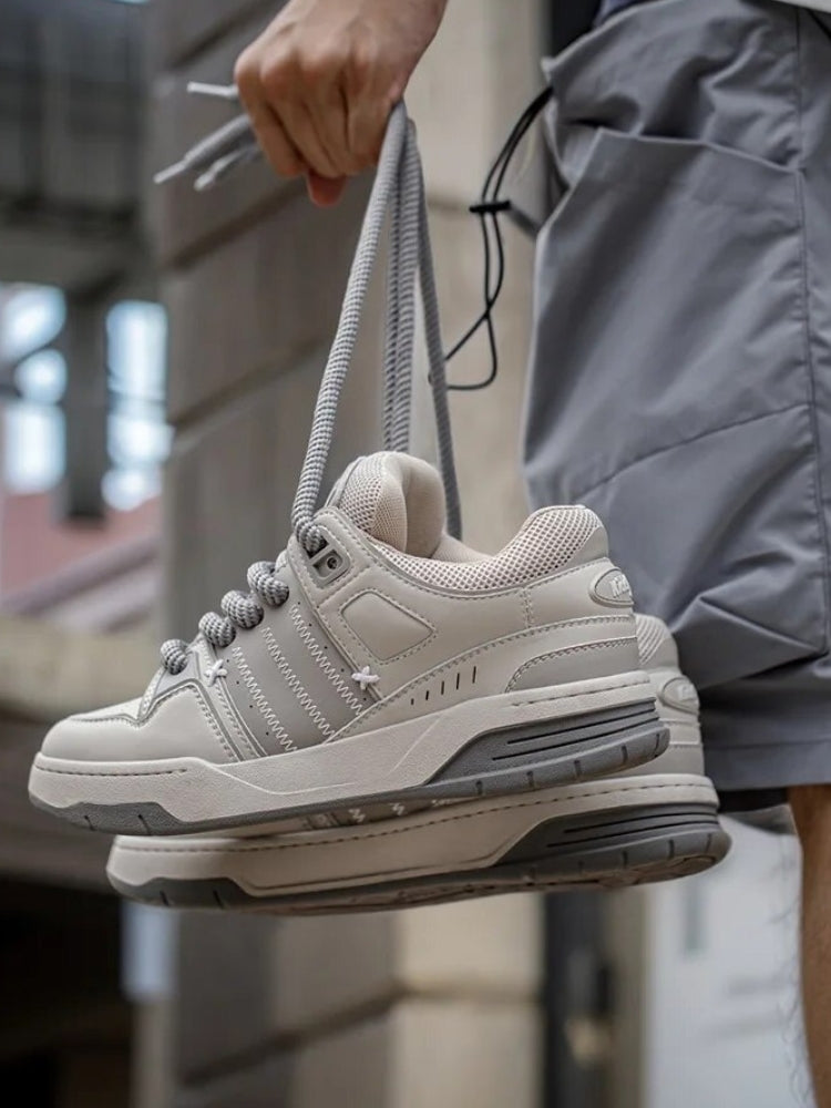 LOW-TOP SNEAKERS GRAY YEAR ZERO SKATING SHOES