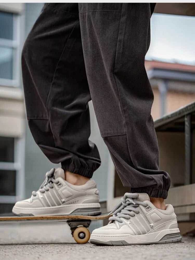 LOW-TOP SNEAKERS GRAY YEAR ZERO SKATING SHOES