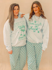 Underground Original Design: A Little Bit of Luck, St Patty's Boxy Cotton Sweatshirt