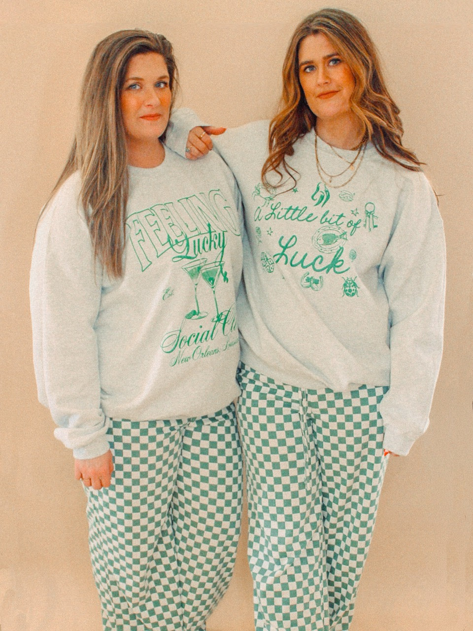 Underground Original Design: A Little Bit of Luck, St Patty's Boxy Cotton Sweatshirt