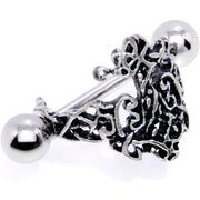 16G 1/2 Rococo Ring Cuff Cartilage Earring