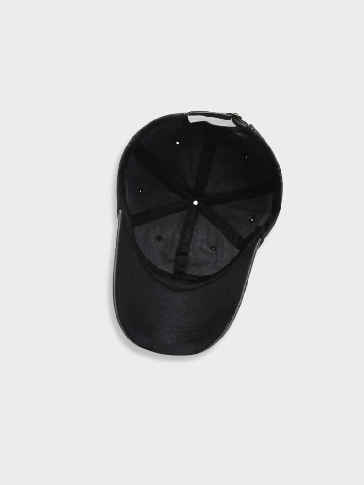 MAROON BASEBALL CAP WITH SKELETON DESIGN - SKELET RIDER HIGH-PERFORMANCE