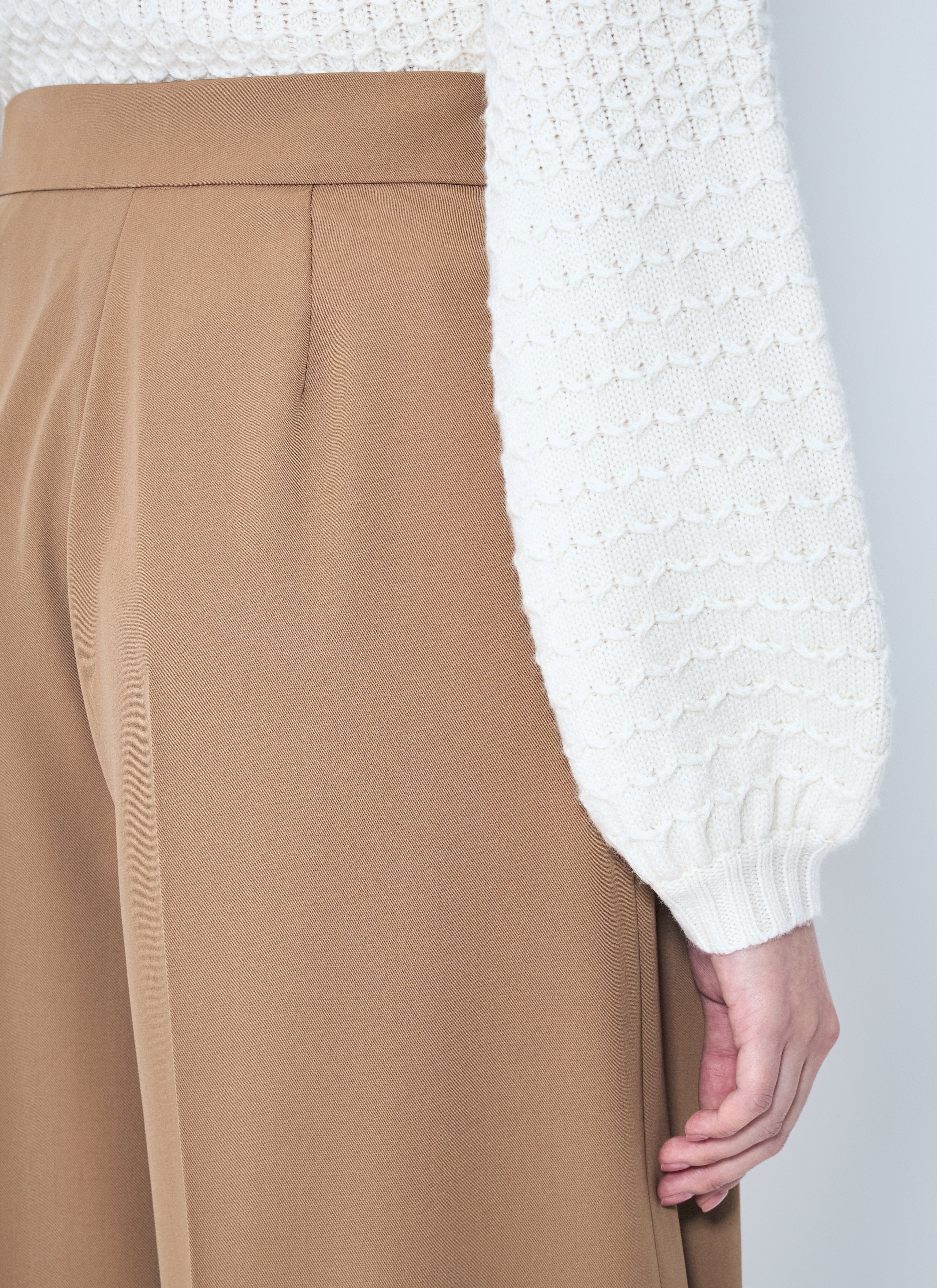 Max Mara Women Gabardine Wool Pants