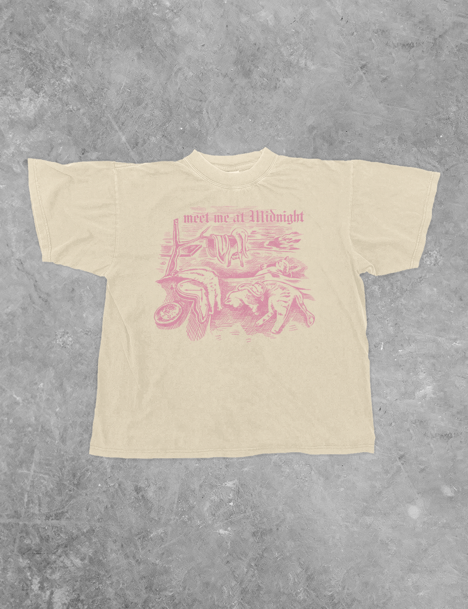 Underground Original Design:Meet Me At Midnight Boxy Cotton TShirt