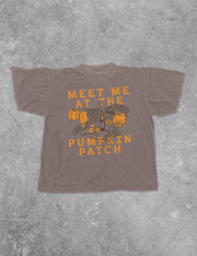 Underground Original Design: Meet Me at the Pumpkin Patch Boxy Cotton TShirt