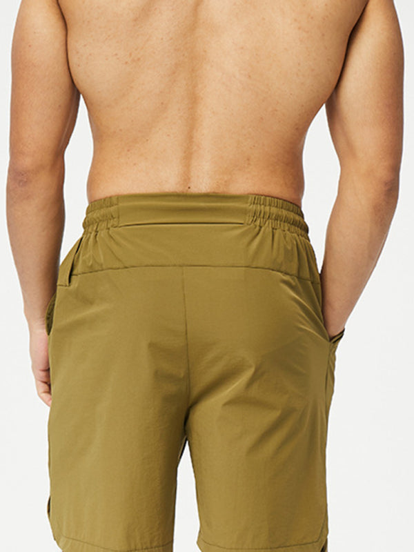 Men’s breathable loose version quick-drying running training shorts