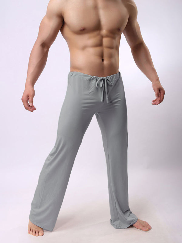 Men’s casual pants breathable cool home pants pants - Grey / S