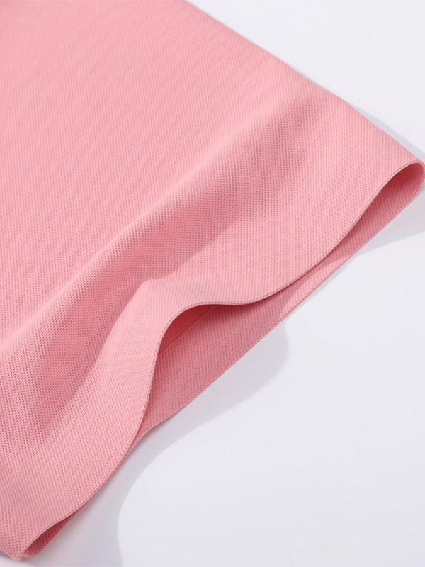 Men’s high elastic non-marking ice silk lapel short-sleeved quick-drying polo shirt