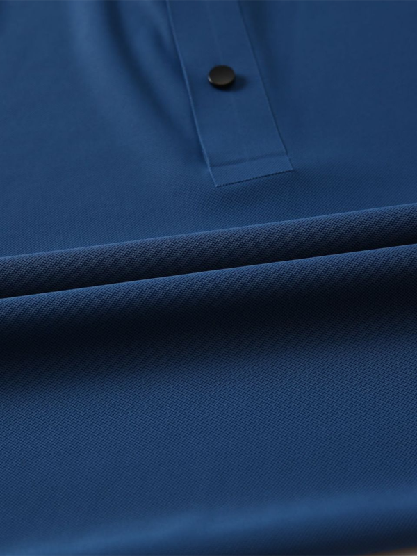 Men’s high elastic non-marking ice silk lapel short-sleeved quick-drying polo shirt