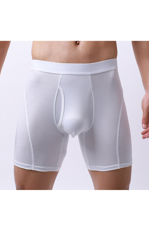 Men’s High Elasticity Simple Style Knit Polyester Underwear Loungewear