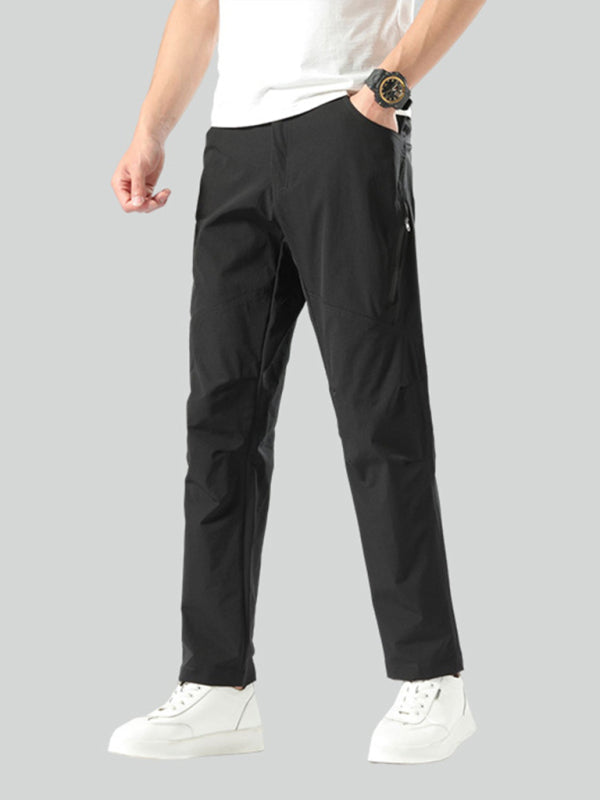 Men’s Quick-Dry Stretch Fitness Pants - Black / M