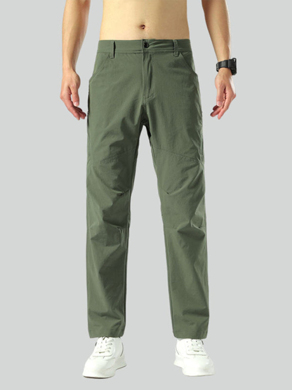 Men’s Quick-Dry Stretch Fitness Pants - Green / M