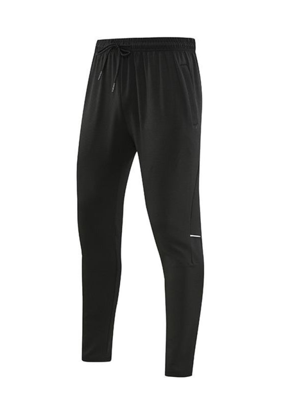 Men’s quick-drying elastic outdoor casual running fitness training trousers