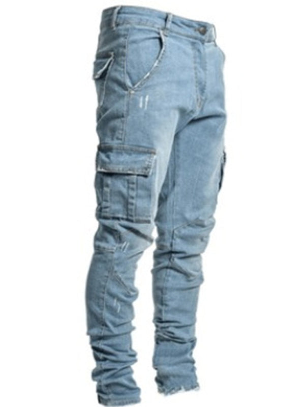 Men’s Side Pocket Skinny Jeans For Men