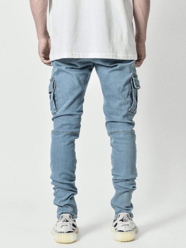 Men’s Side Pocket Skinny Jeans For Men
