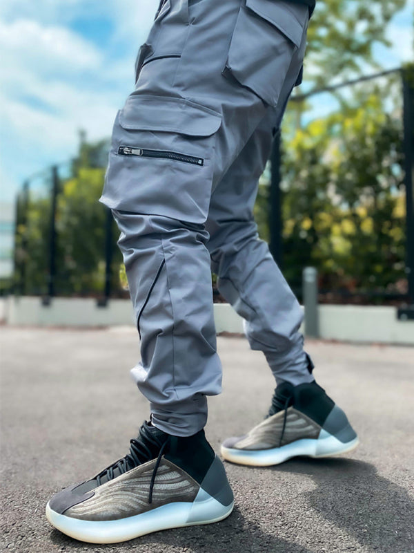 Men’s trendy loose straight multi-pocket cargo pants