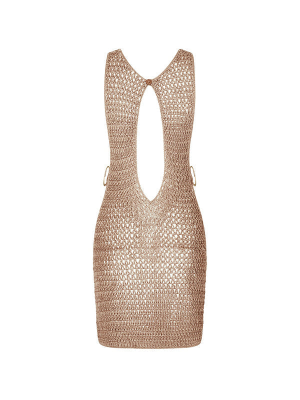 MINI KNIT DRESS WITH CHIC KNIT DESIGN FOR ALL-DAY COMFORT