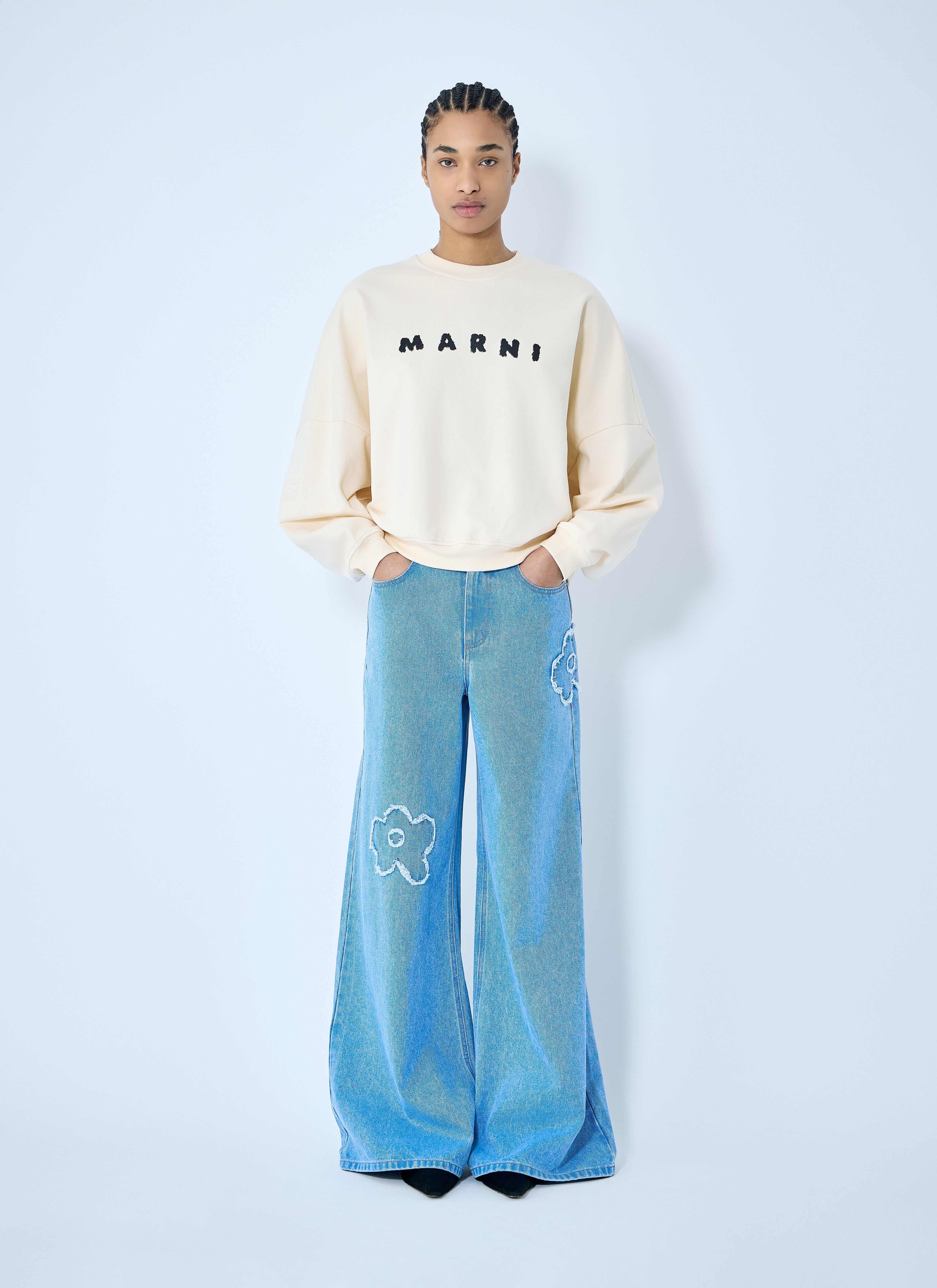 Marni Women Logo Print Sweatshirt
