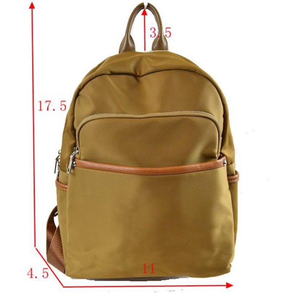 Modern Vegan Long Lasting Nylon Backpack Multi Purpose Bag