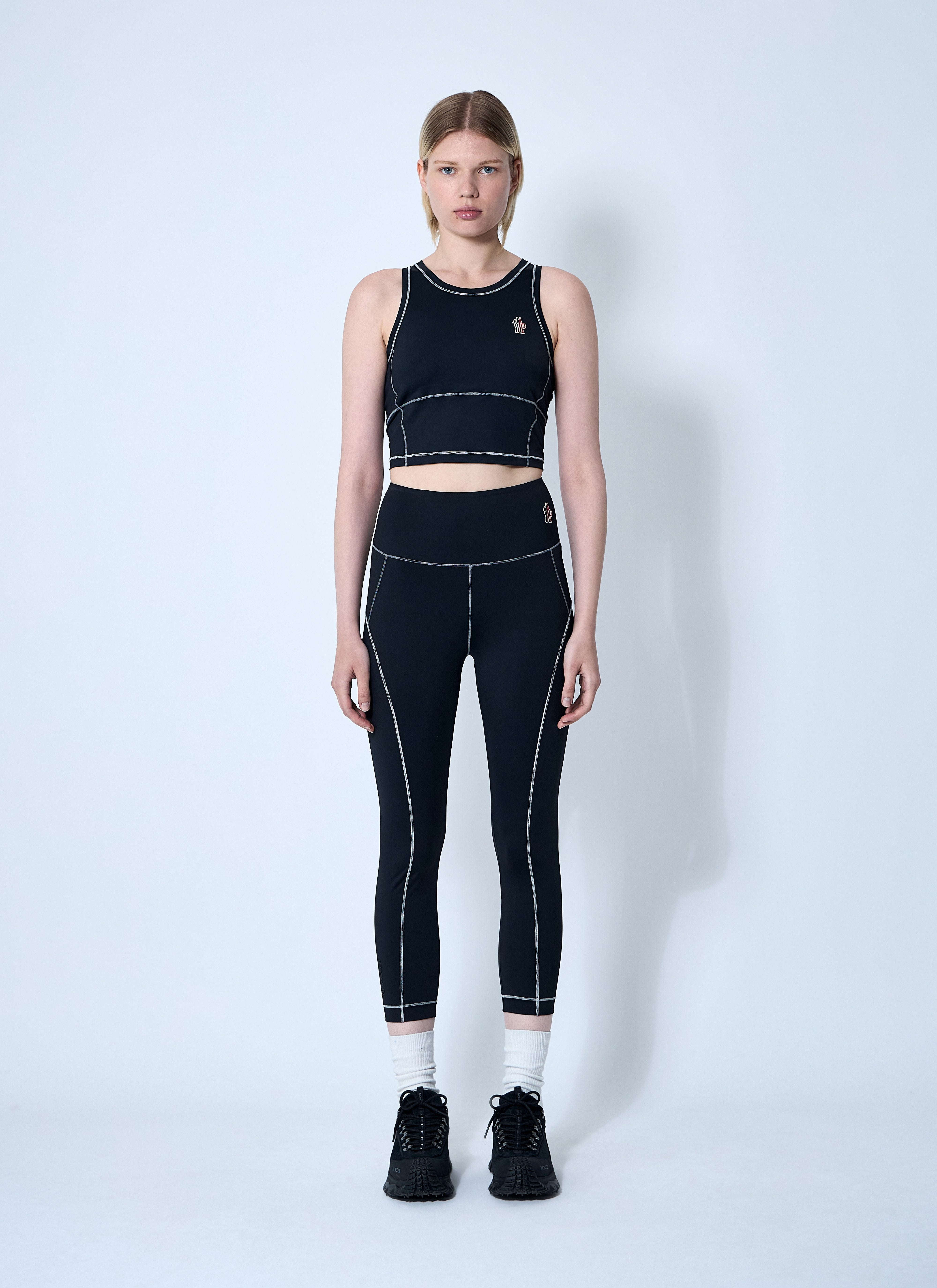 Moncler Grenoble Women Logo Patch Leggings