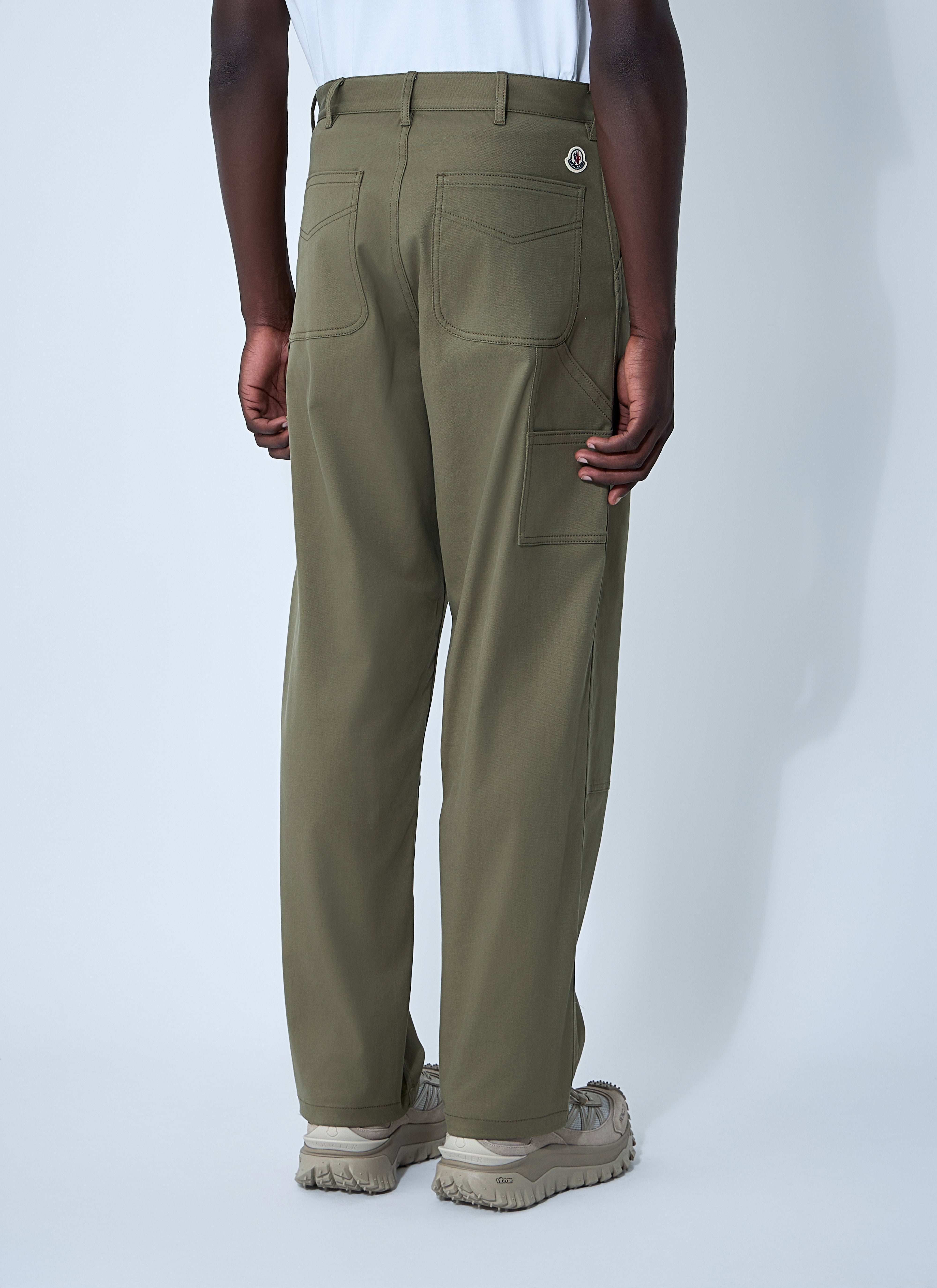 Moncler Men Logo Patch Pants