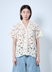 Moncler Women Short Sleeve Button-Down Shirt