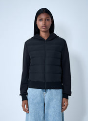 Moncler Women Quilted Hooded Cardigan