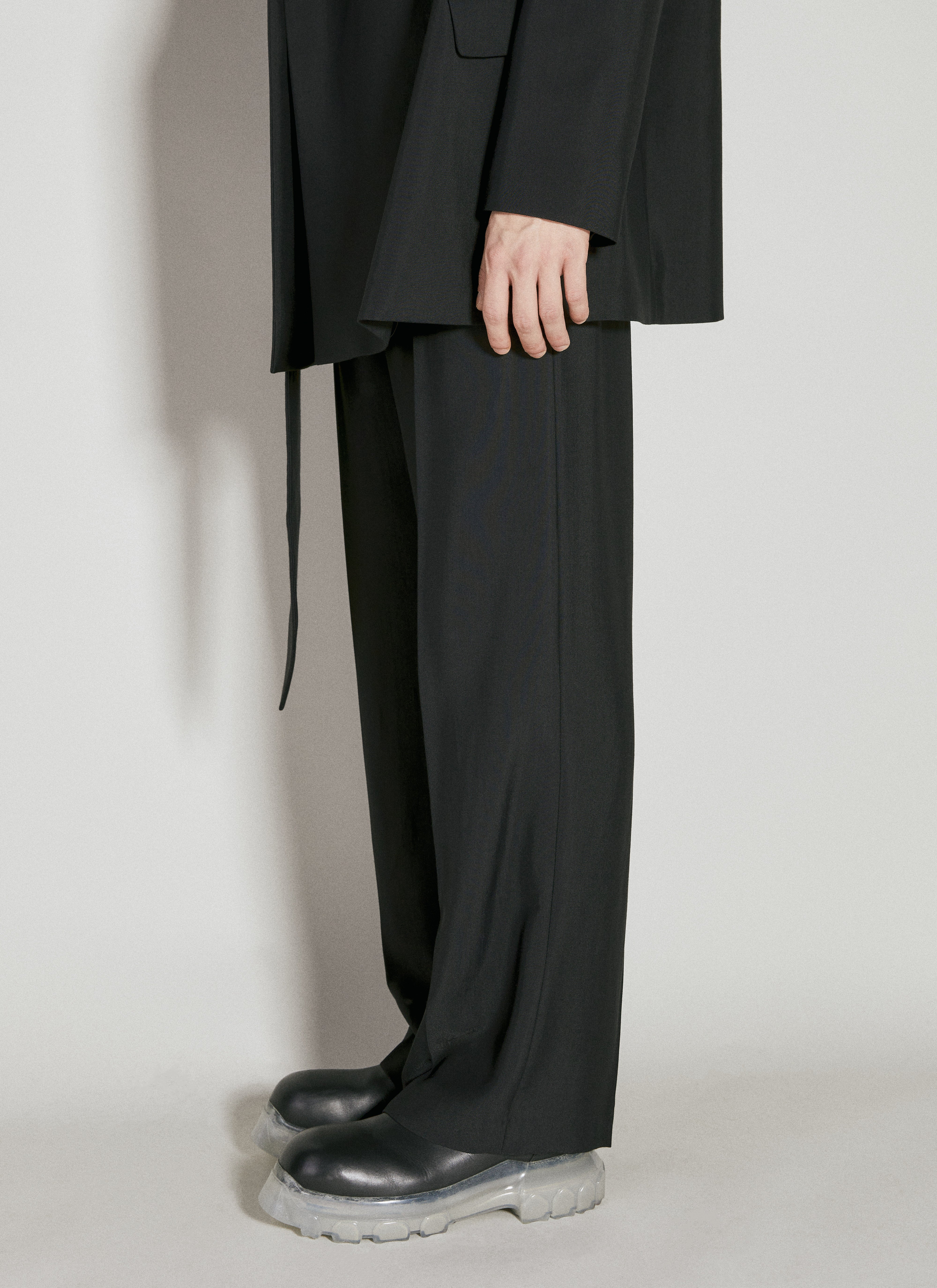 Mugler Men Cut-Out Tailored Pants