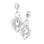 Multi Stone Evening Earrings