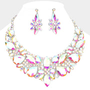 Multi Stone Evening Necklace