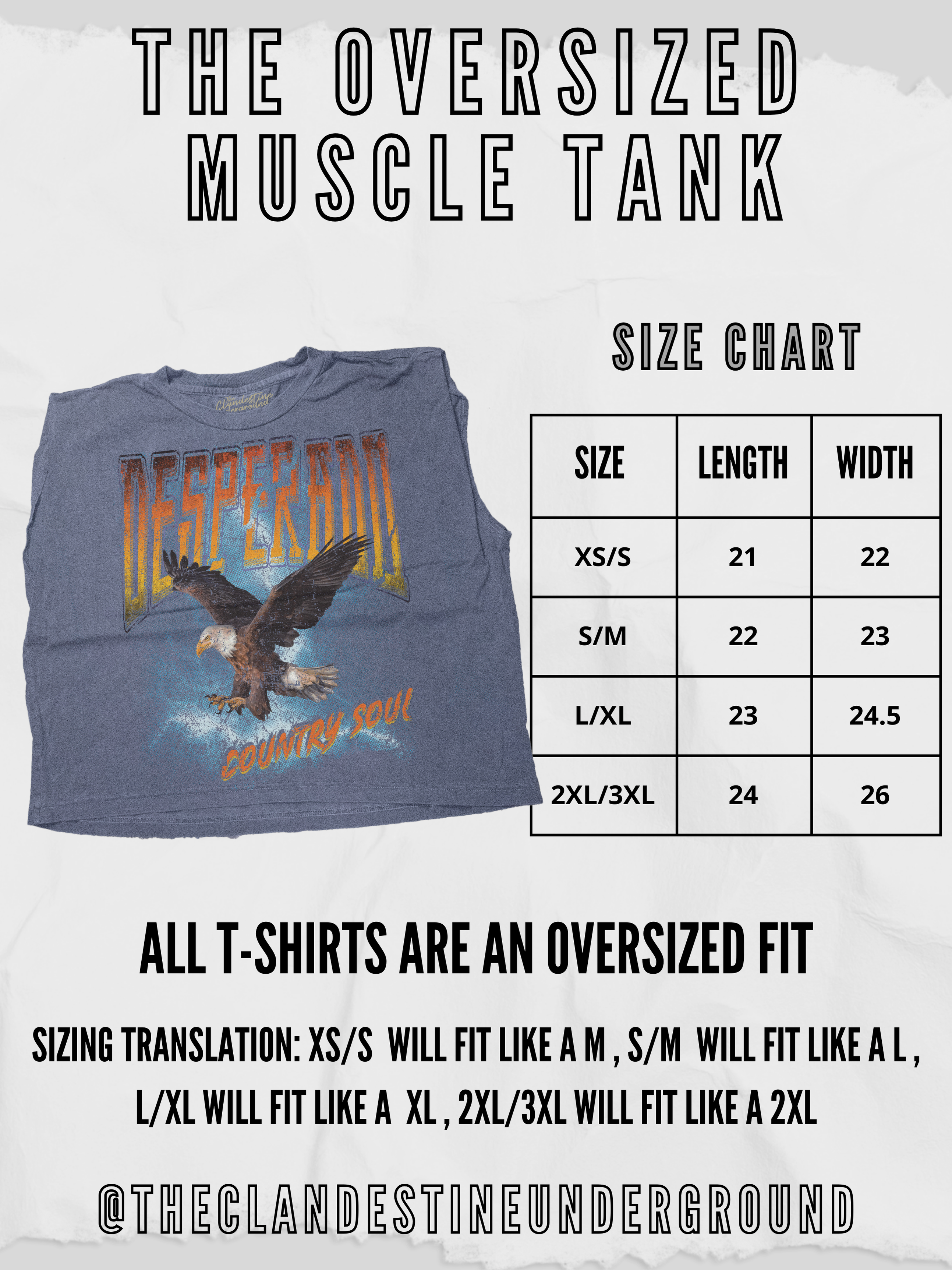 Underground Original Design: Tennessee VOLS, Checkerboard Muscle Tank