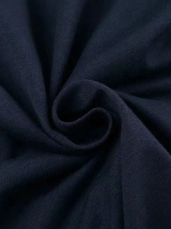 NAVY LONG SLEEVE SHIRT WITH BUTTONS SLIM FIT SHIRT VERSATILE LONG