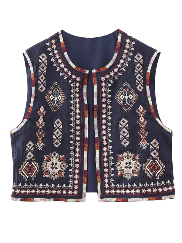 New comfortable casual vest open vest - Champlain color / XS
