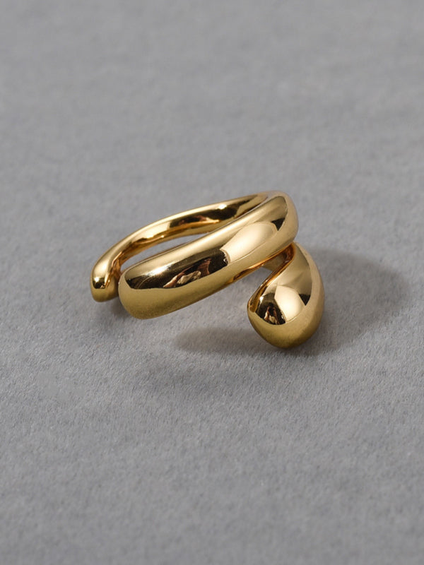 New double layer ear bone clip without piercing simple ear clip - Photo Color / FREESIZE