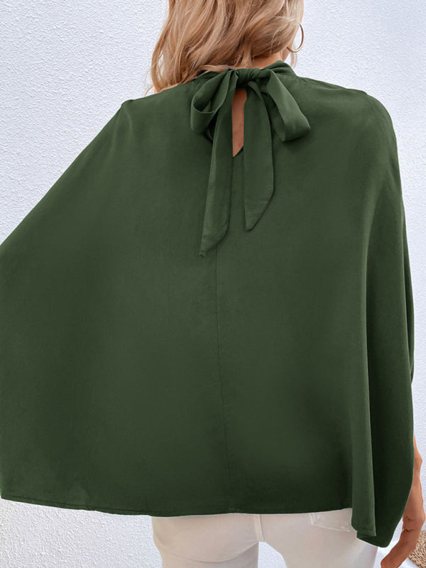 New fashion women’s temperament solid color shirt