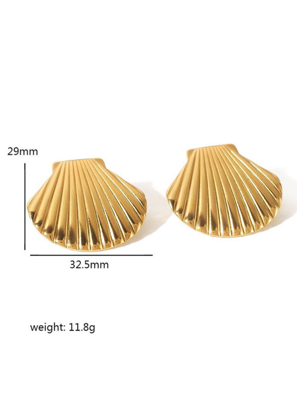 New ocean series accessories fashionable and versatile shell earrings