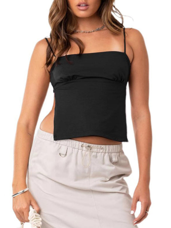 New Spice Girl Fashion Items Sexy Suspenders - Black / S