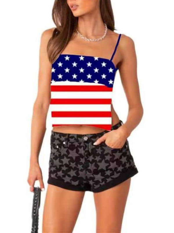 New Spice Girl Fashion Items Sexy Suspenders - Blue / S