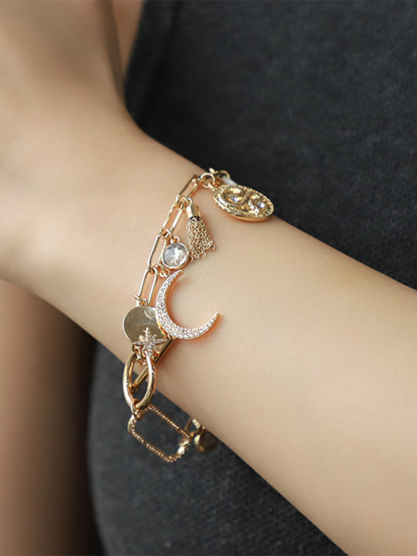 New Starry Sky Magic Necklace Bracelet Earrings - Pattern2 / FREESIZE