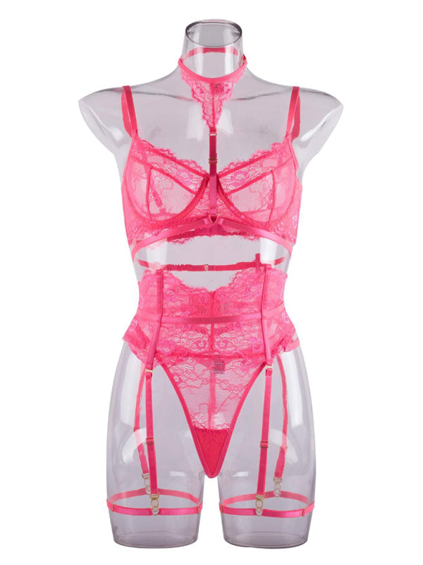 New style sexy sexy women’s lace split underwear set