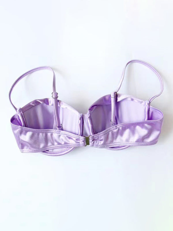 New women’s clothing sweetheart hottie high-gloss fabric push-up sexy spa skirt bikini