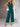 New women’s elegant V-neck tie commuter sleeveless jumpsuit - Green / S