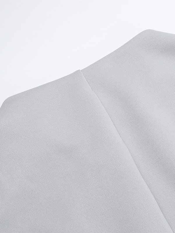 New Women’s Fashion Casual Versatile Pocket Cover Top Skirt Set