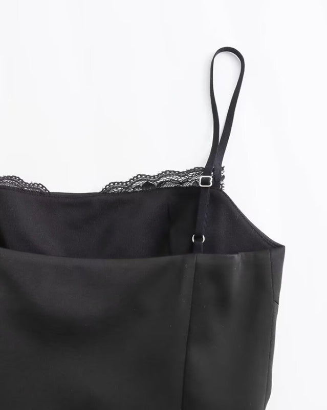 New women’s fashionable and versatile slim fit satin camisole