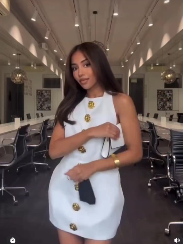 New women’s fresh and sweet style dress