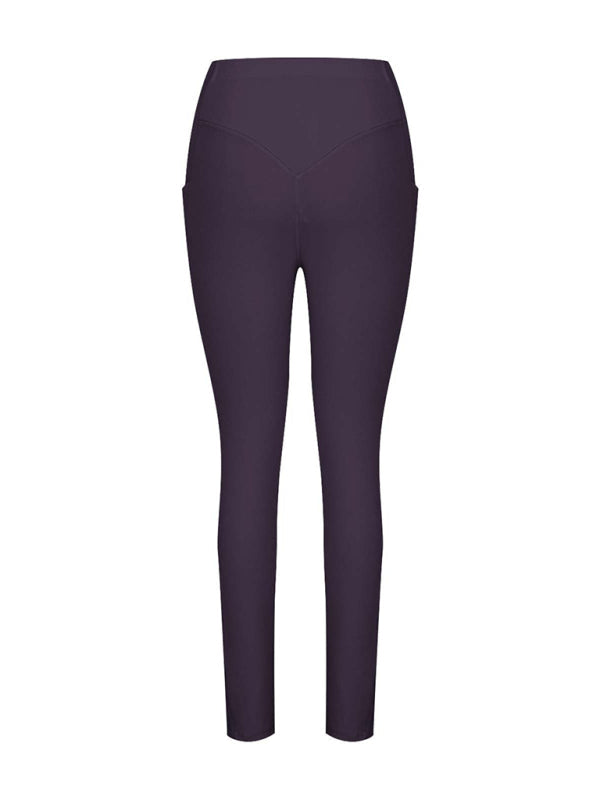 New Women’s High Waist Hip Pocket Yoga Pants