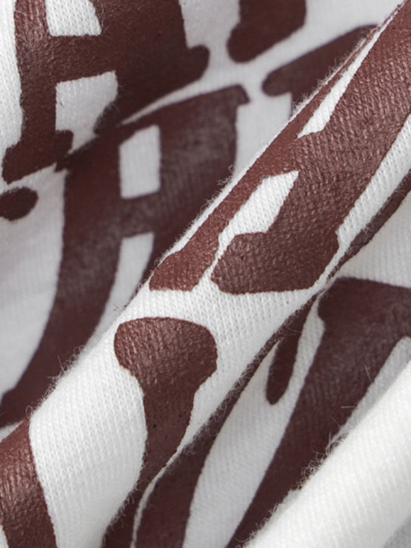 New women’s sexy navel-baring Baita top trend print short-sleeved T-shirt