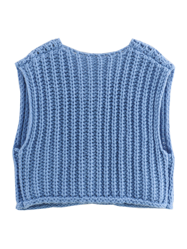 New women’s thick needle knitted vest